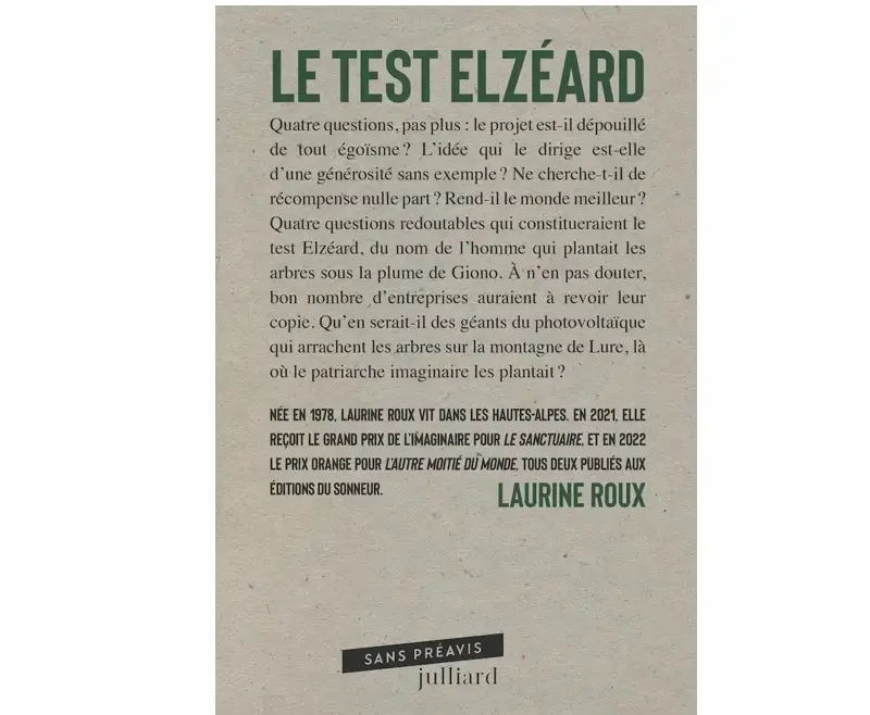 Le Test Elzéard - Laurine Roux